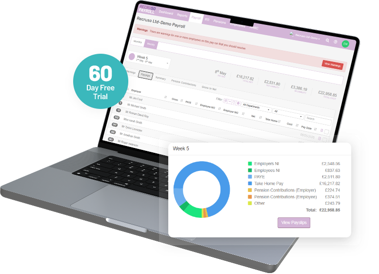 Image of RECRUSO Payroll Software