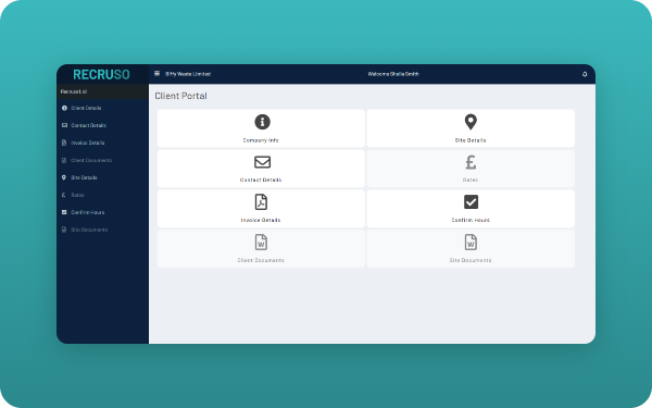 Image of RECRUSO Software (client portal)