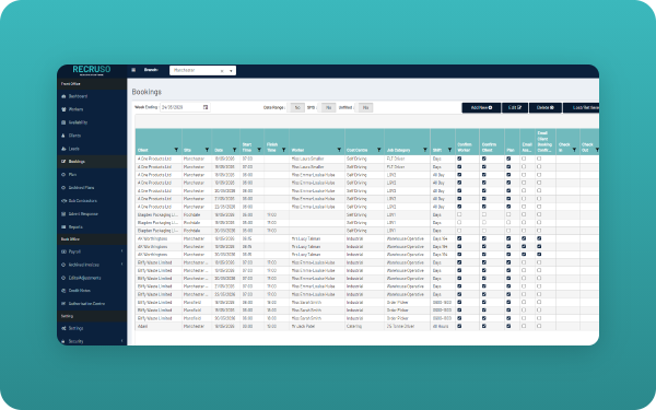 Image of RECRUSO Software (client portal)